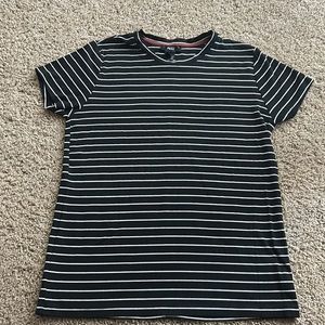 Paige/ Size:L/ French stripe black and white
